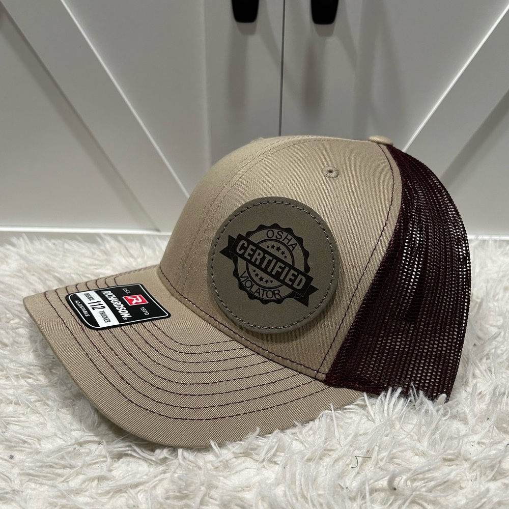 Trucker SnapBack Richardson 112 Hat. OSHA